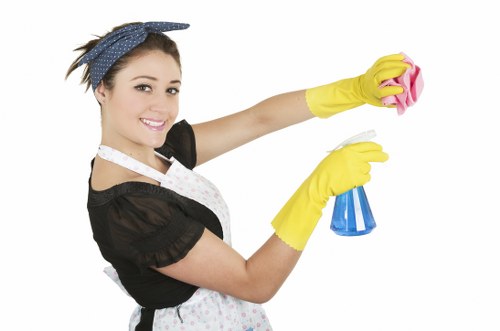 Staff managing a clean and hazard-free workspace